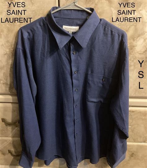 yves saint laurent button down shirt|ysl st laurent shirts.